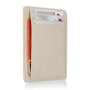 Leather Compact Card Holder Wallet